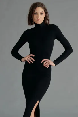 Steve Madden Maja Sweater Dress - Black