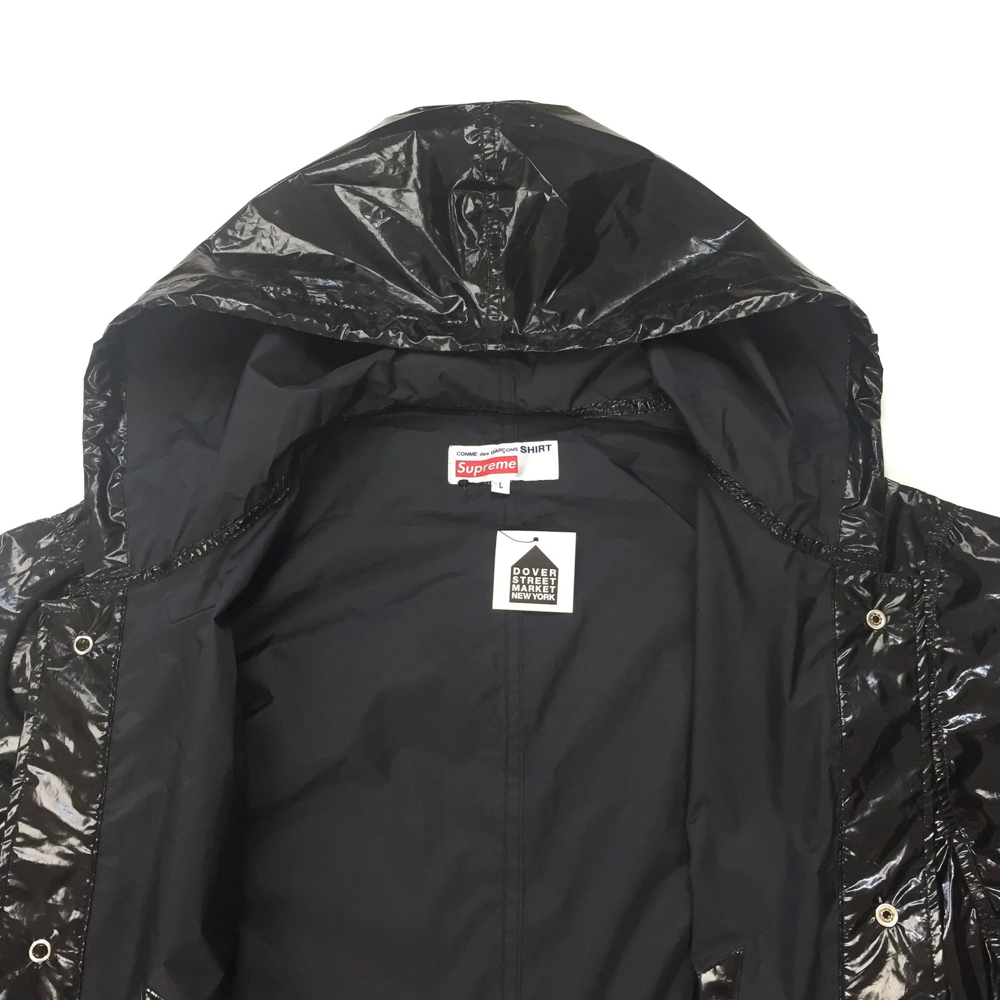 Supreme x Comme des Garcons SHIRT - Black Fishtail Parka