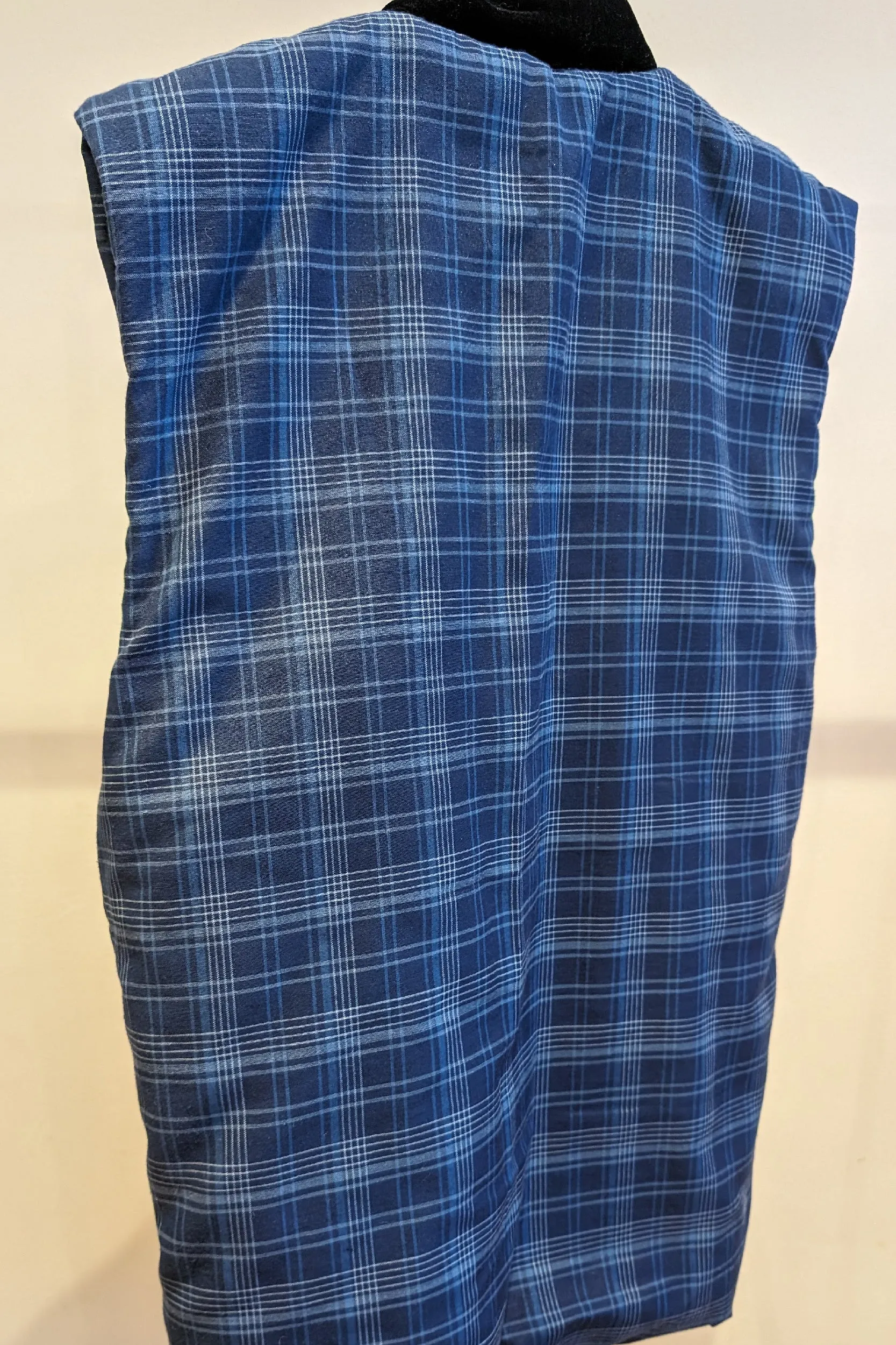 VINTAGE TARTAN SLEEVELESS JACKET