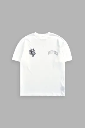 Wolf Loyalty "Premium" Oversized Tee in White