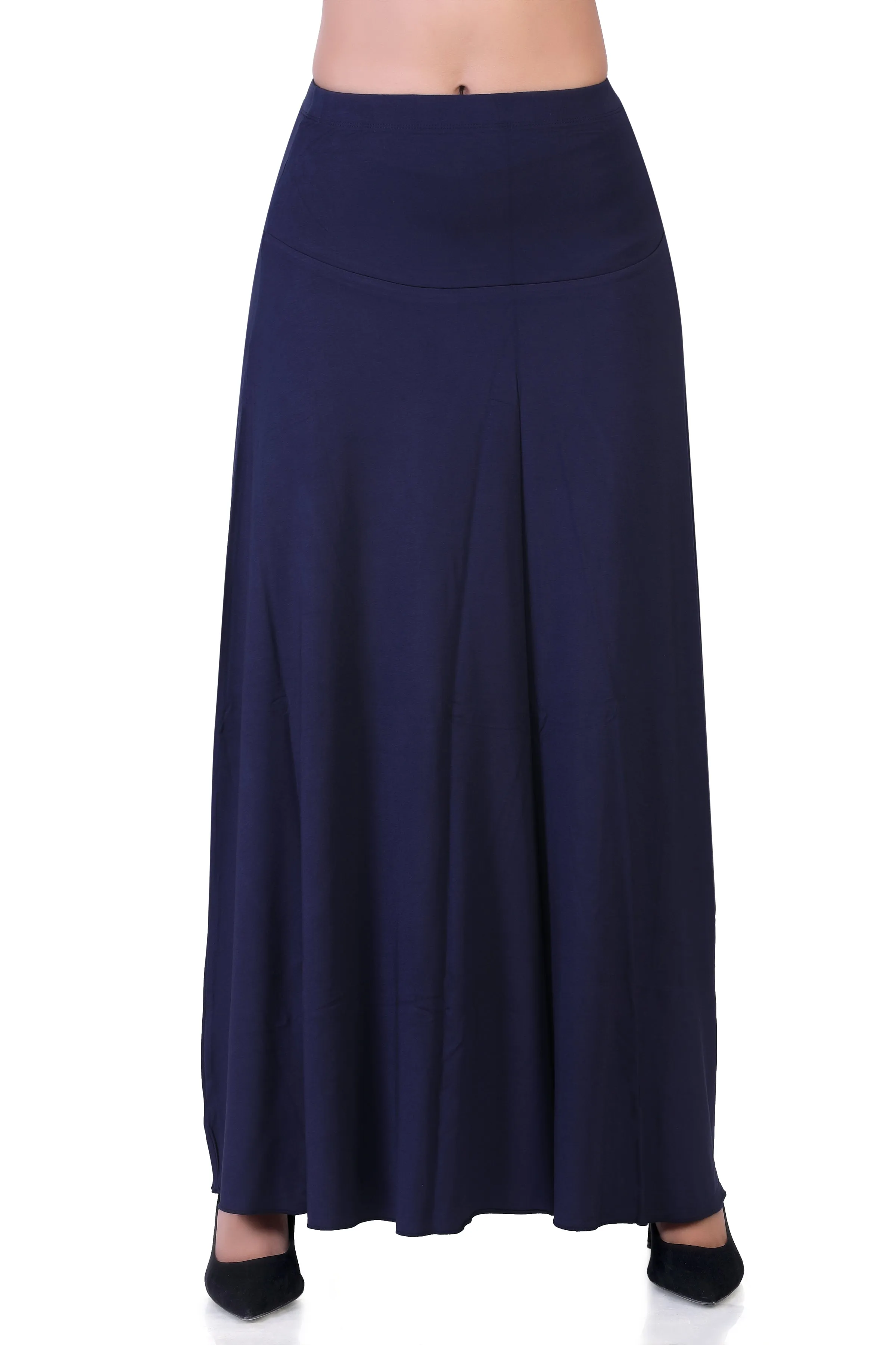 WOMEN'S CLASSICAL FLARED LONG MAXI SKIRT
