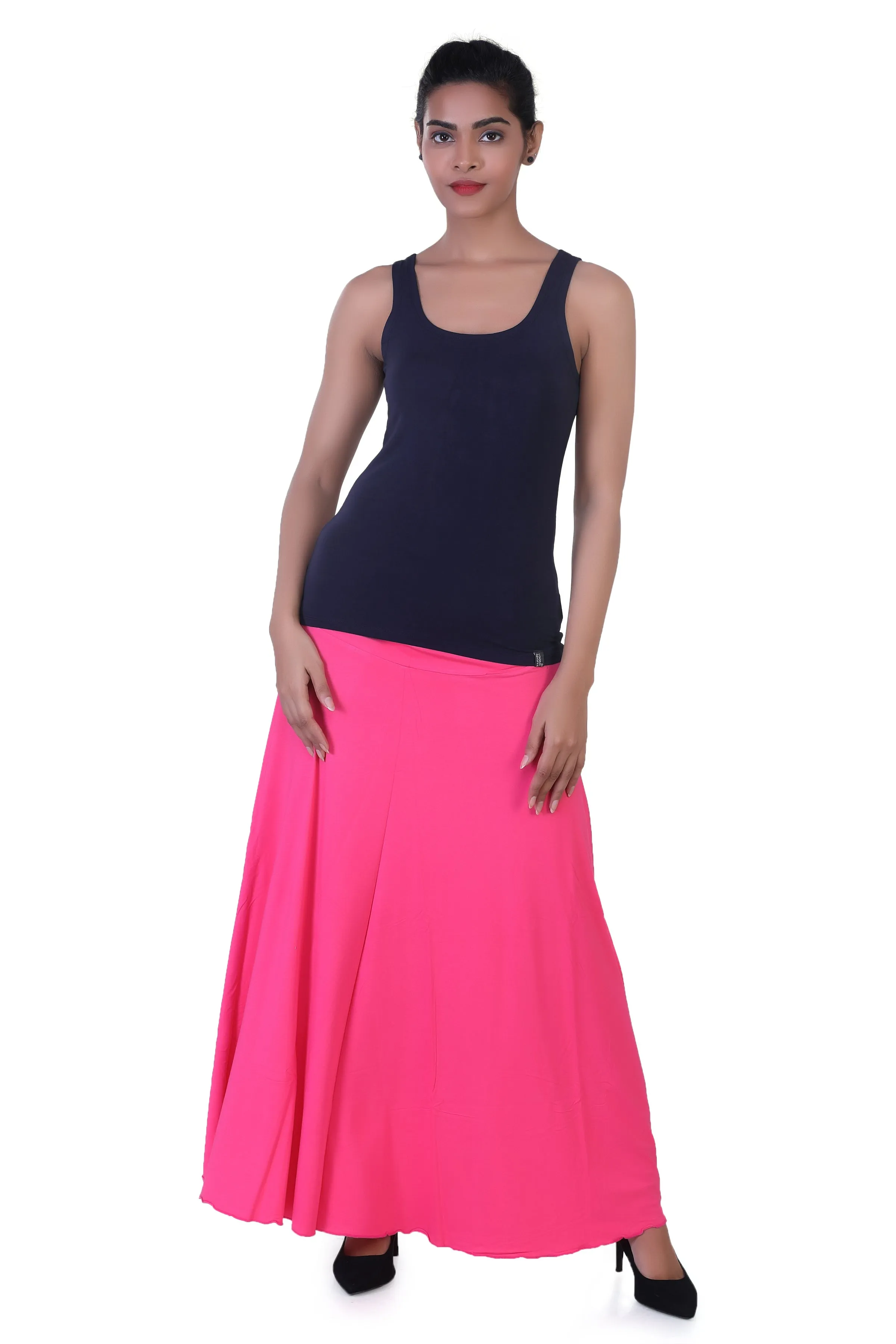 WOMEN'S CLASSICAL FLARED LONG MAXI SKIRT