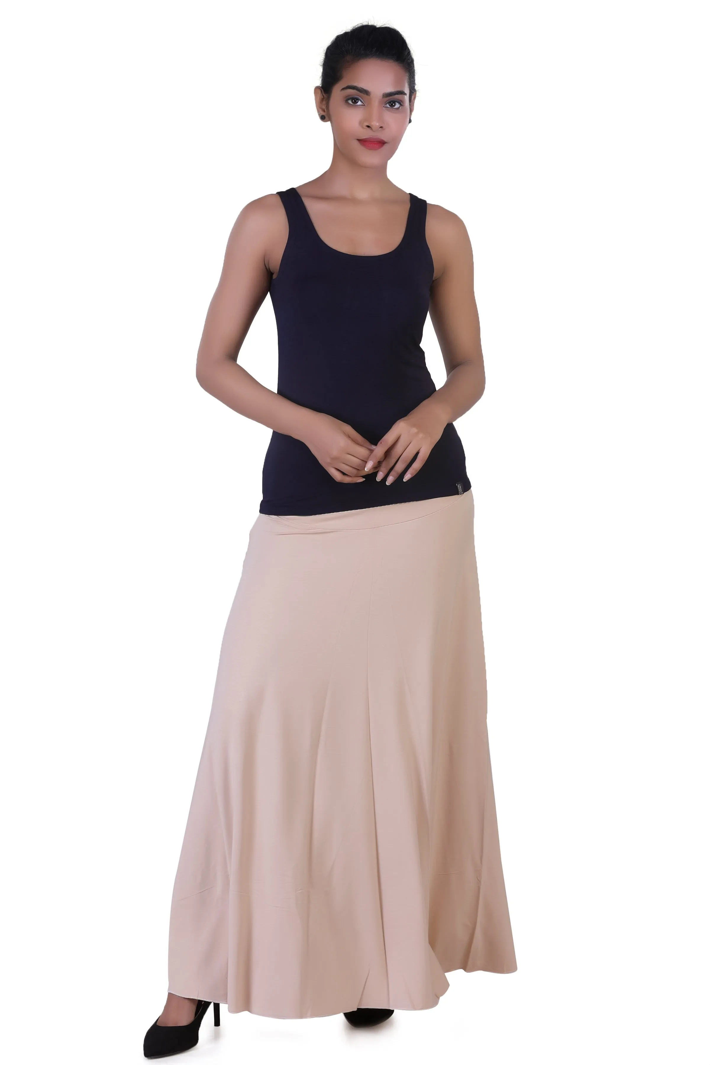 WOMEN'S CLASSICAL FLARED LONG MAXI SKIRT