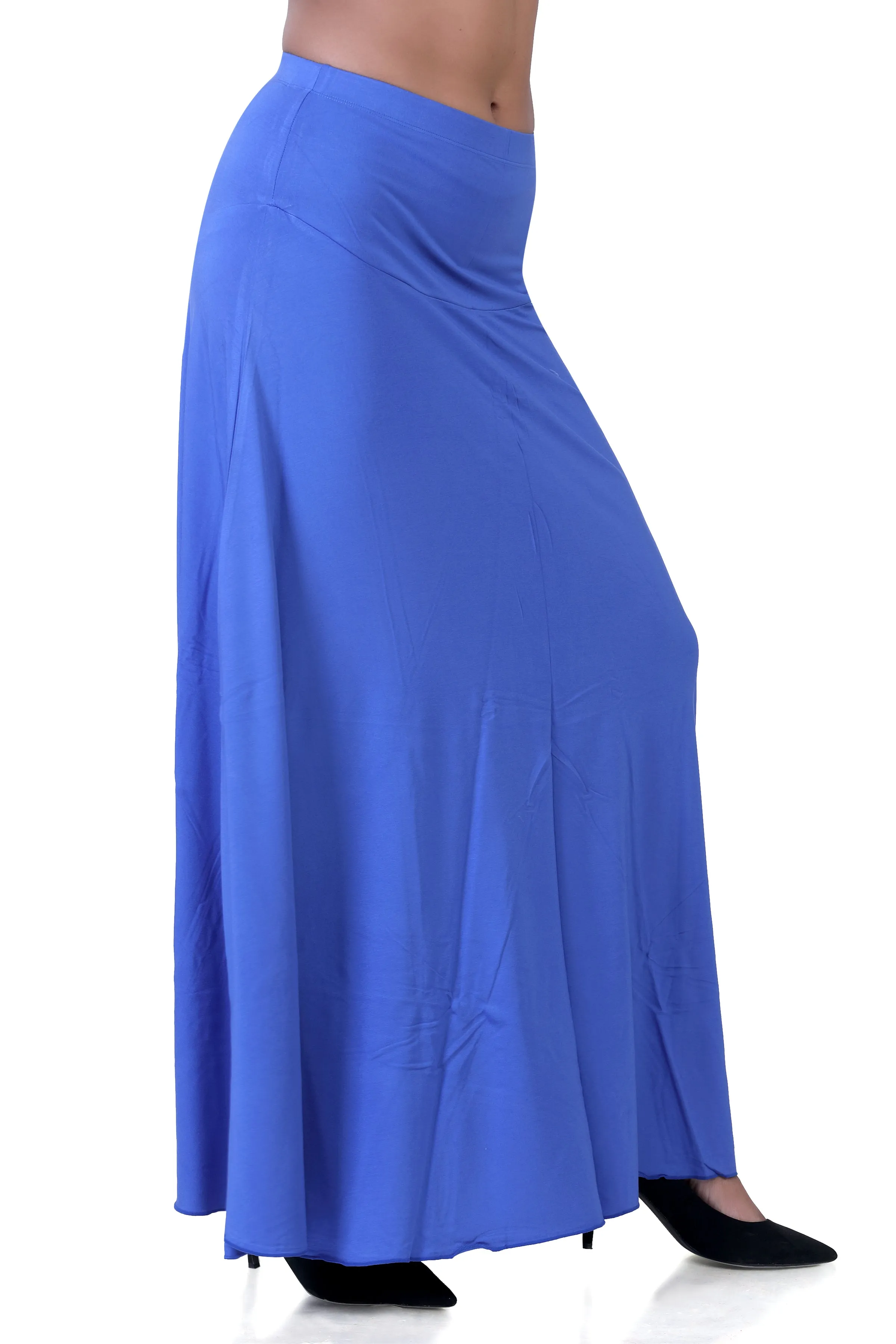 WOMEN'S CLASSICAL FLARED LONG MAXI SKIRT