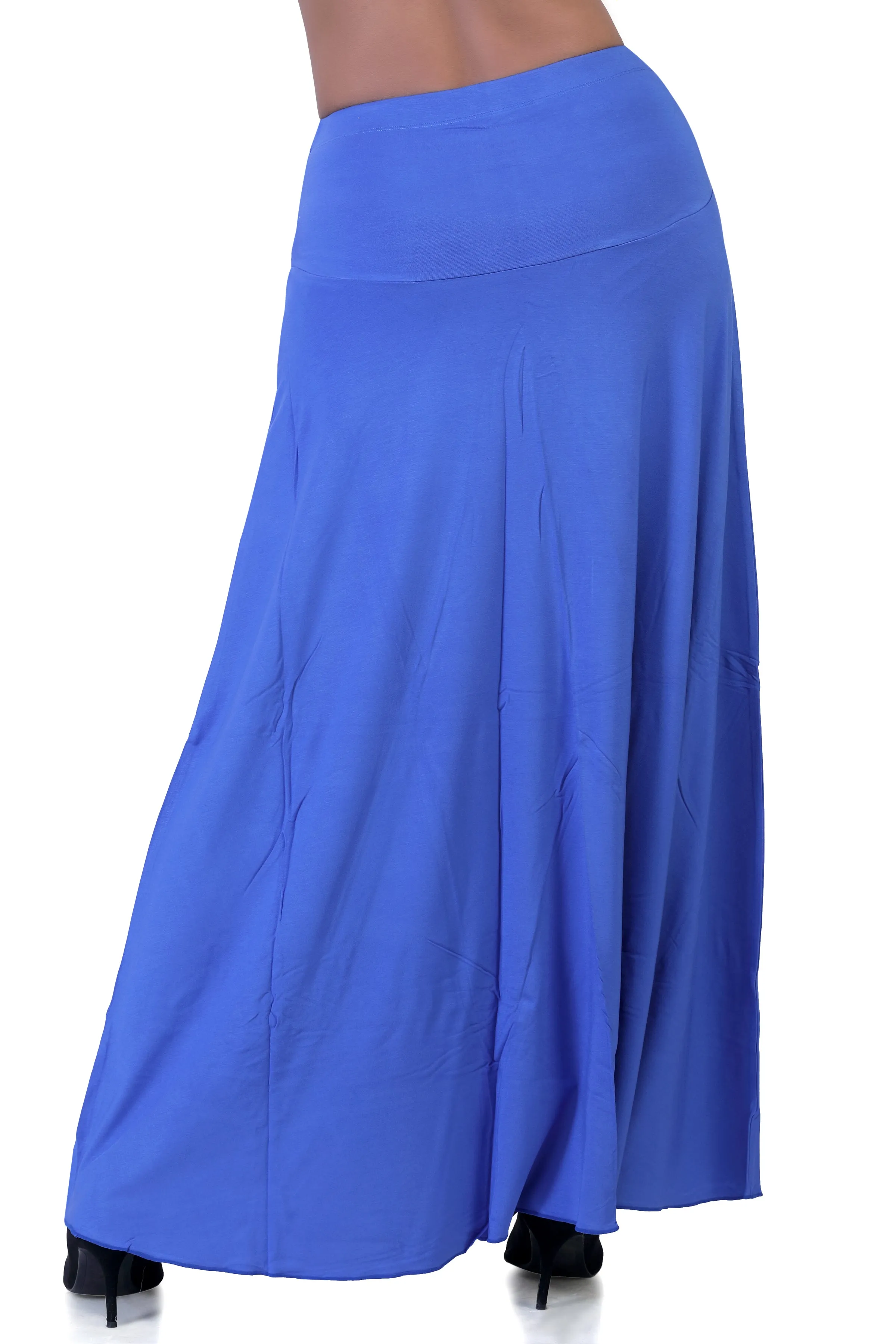 WOMEN'S CLASSICAL FLARED LONG MAXI SKIRT