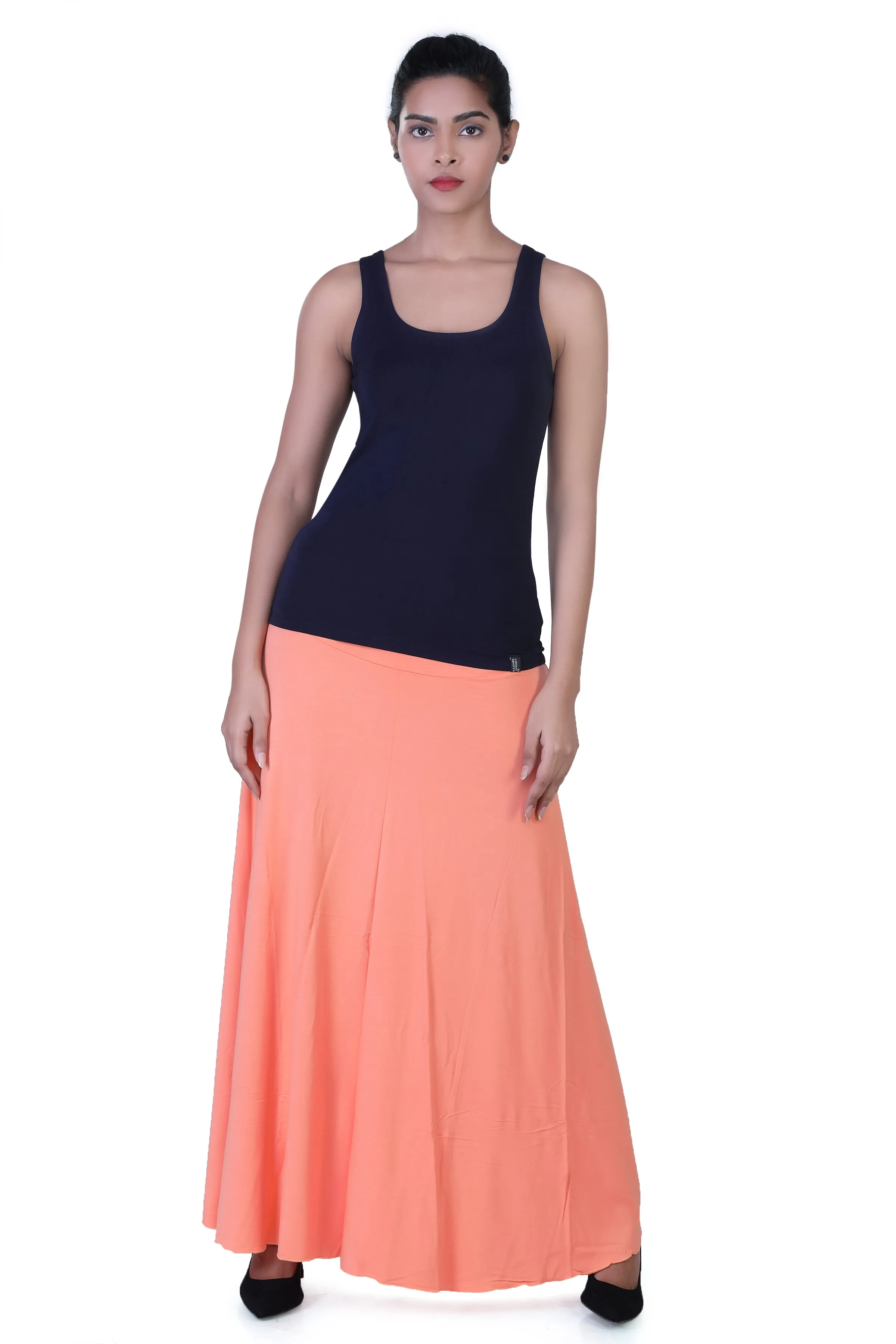 WOMEN'S CLASSICAL FLARED LONG MAXI SKIRT
