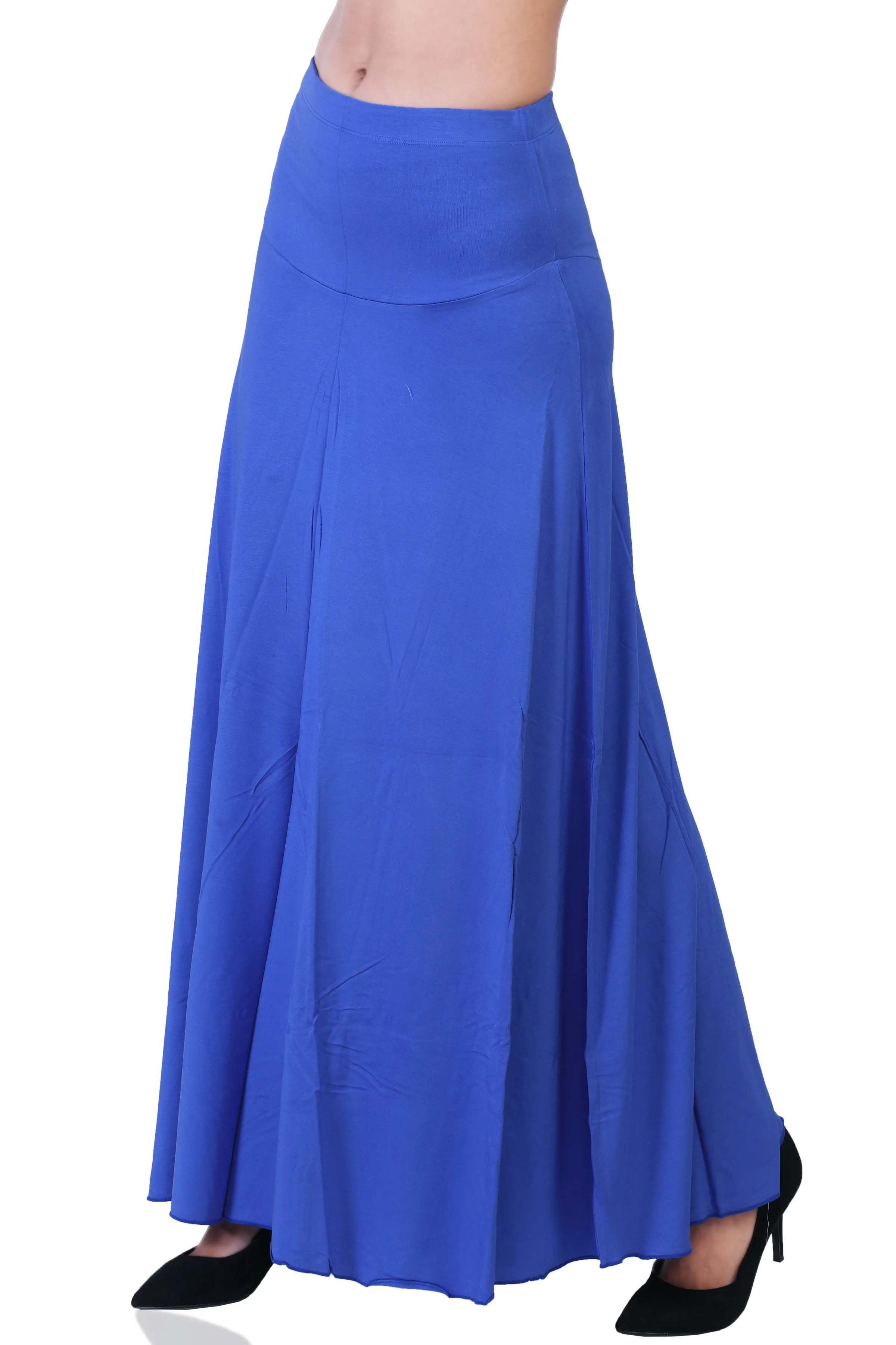 WOMEN'S CLASSICAL FLARED LONG MAXI SKIRT