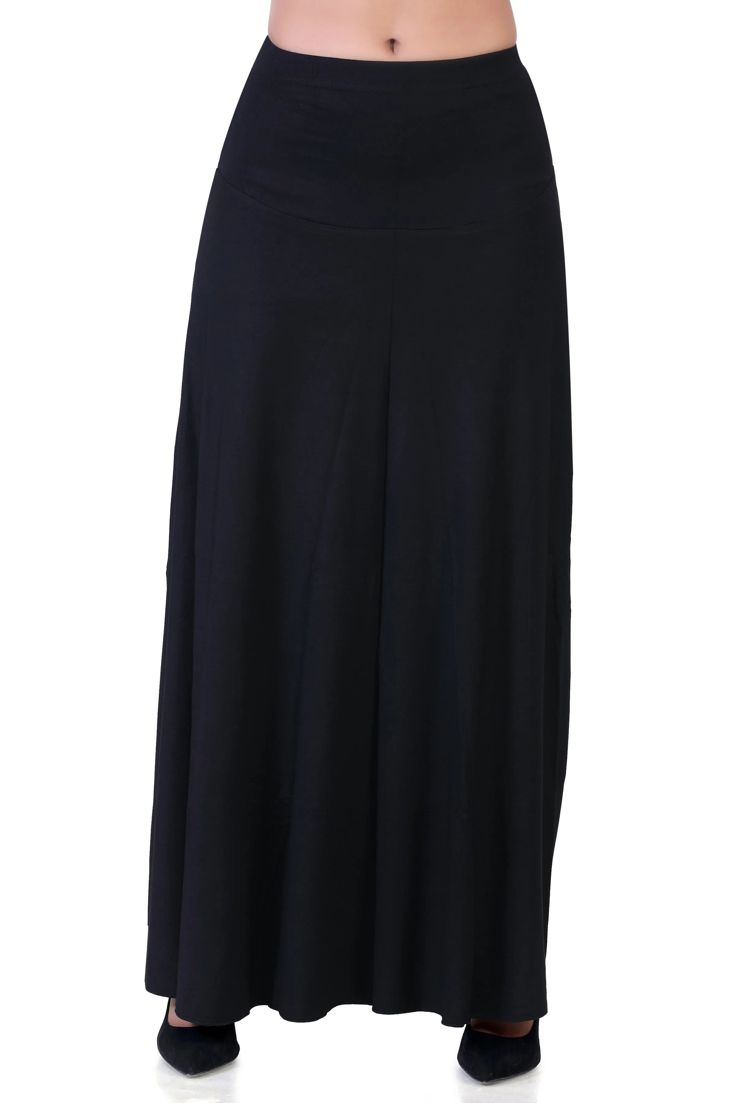 WOMEN'S CLASSICAL FLARED LONG MAXI SKIRT