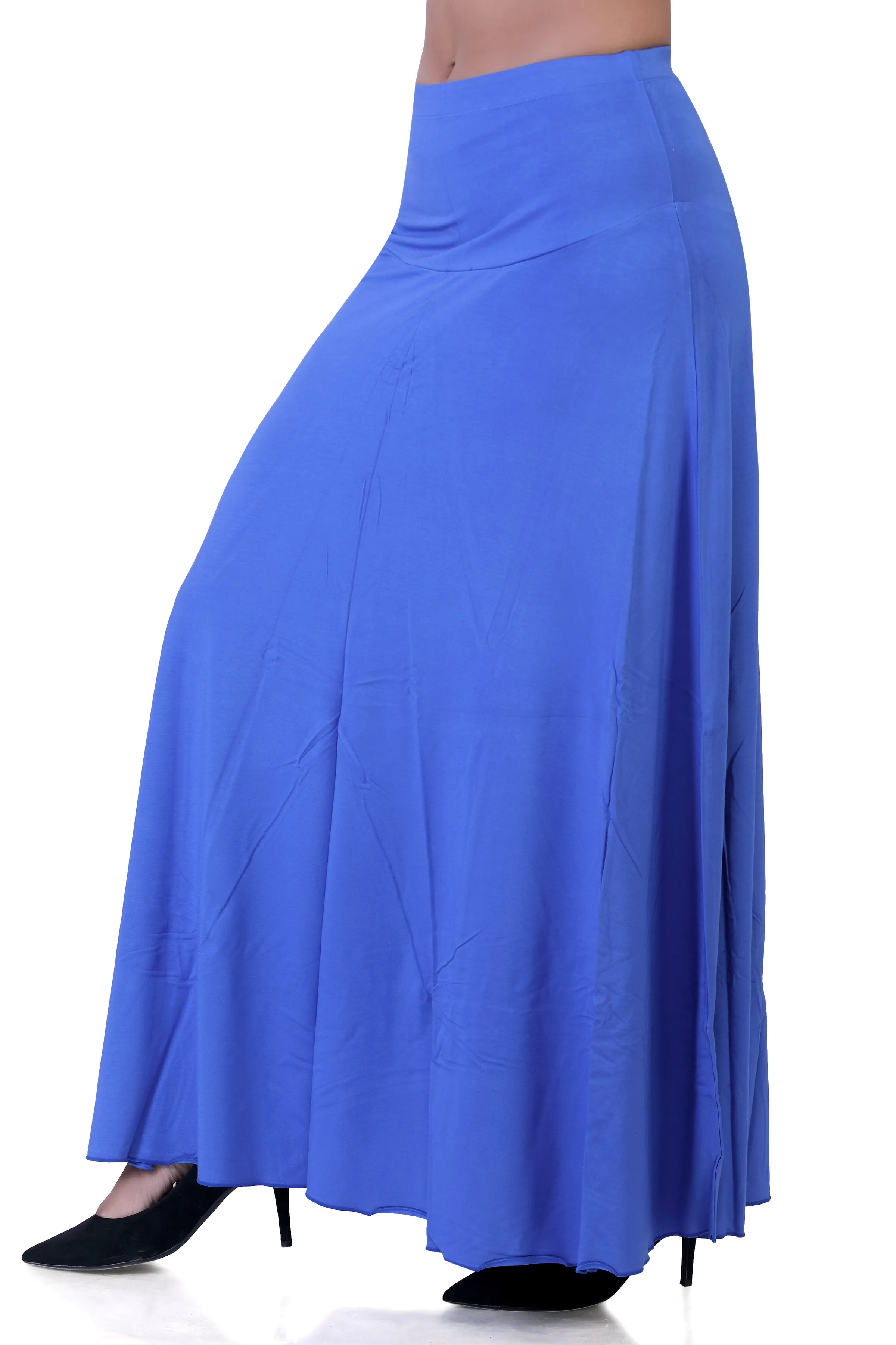 WOMEN'S CLASSICAL FLARED LONG MAXI SKIRT