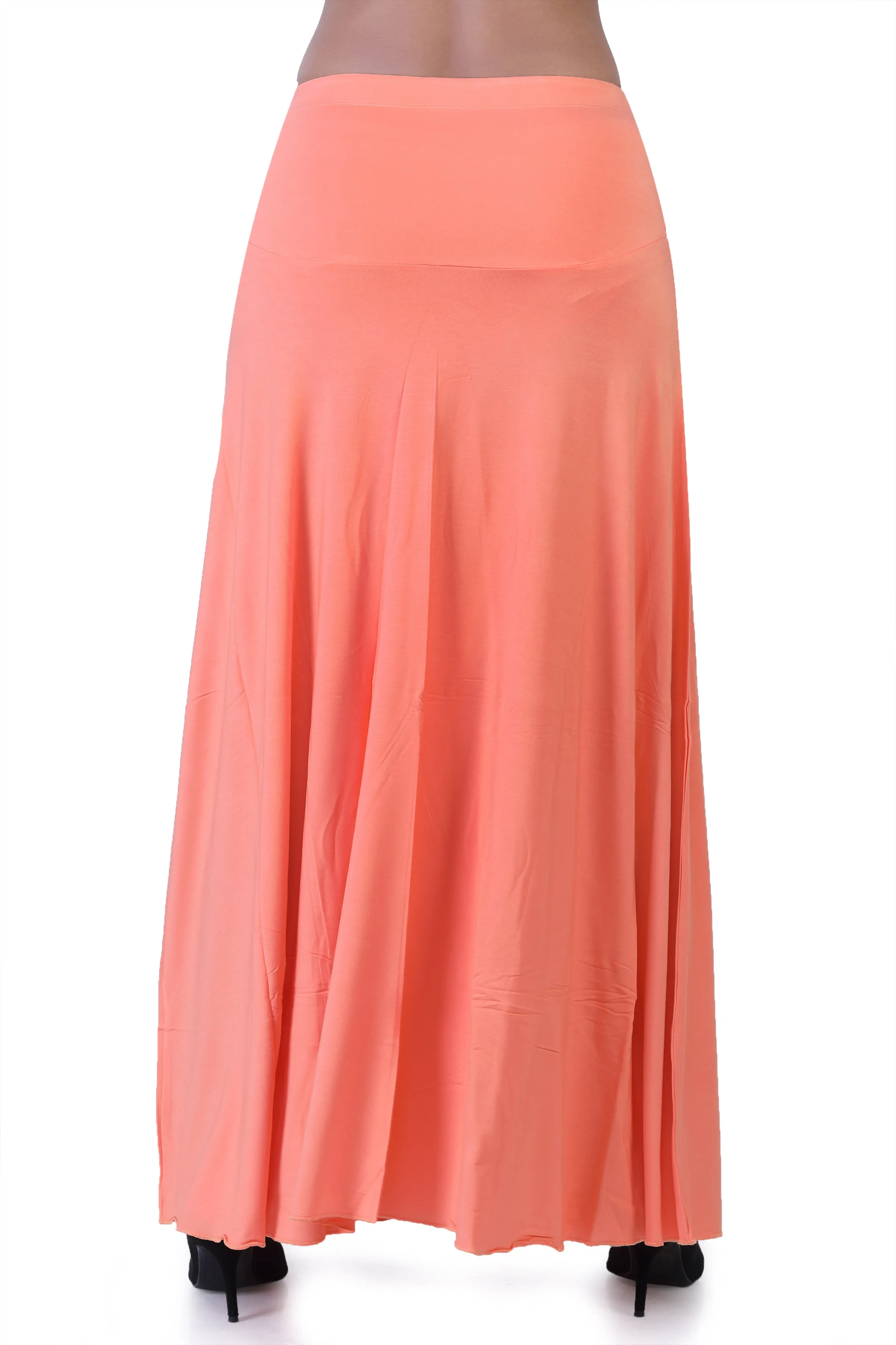 WOMEN'S CLASSICAL FLARED LONG MAXI SKIRT