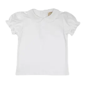 Worth Avenue White/Worth Avenue White Maudes Peter Pan Collar Shirt - Pima - SS