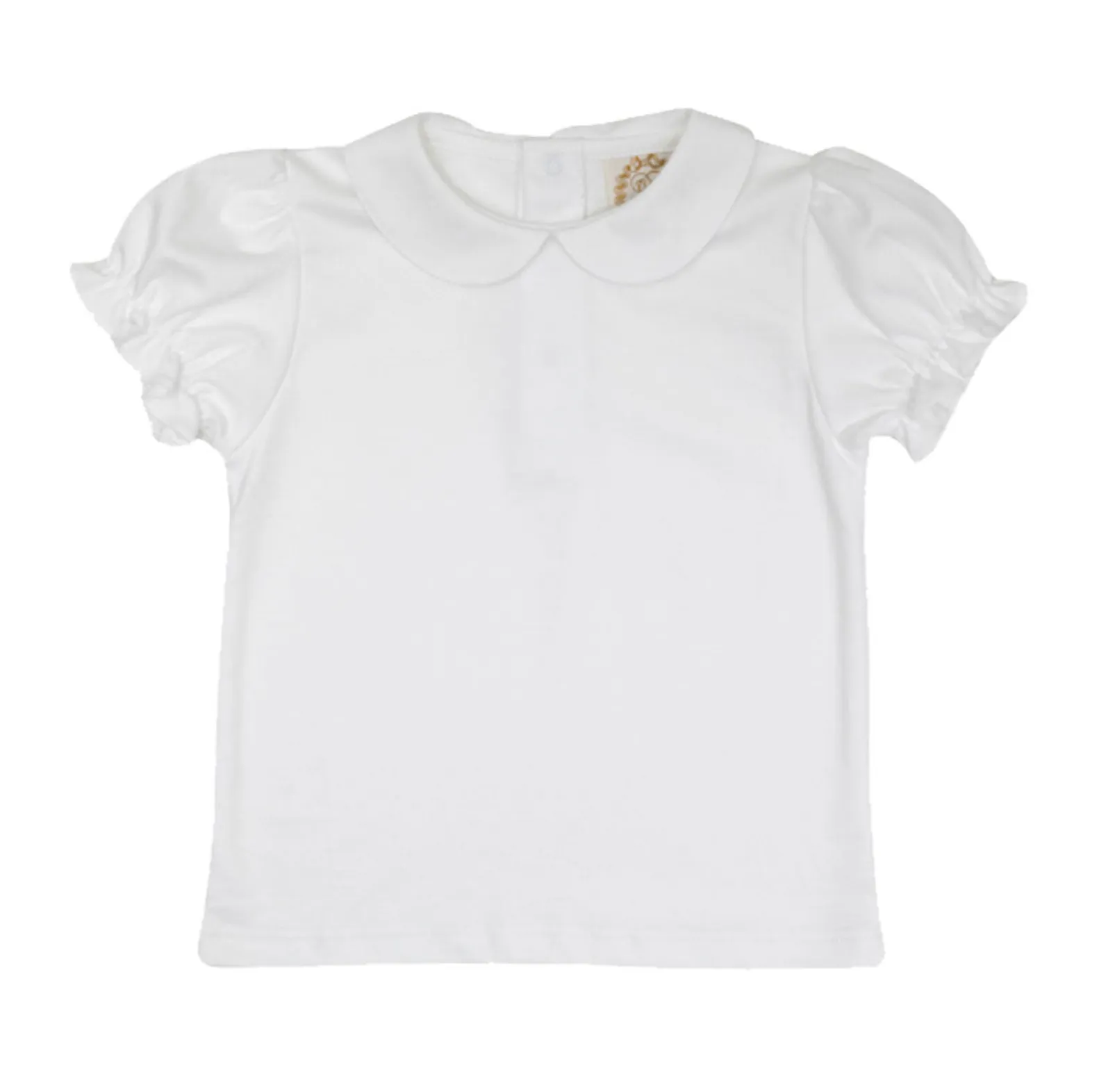 Worth Avenue White/Worth Avenue White Maudes Peter Pan Collar Shirt - Pima - SS