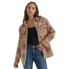 Wrangler Ladies Southwestern Doe Stripe Shacket 112353134