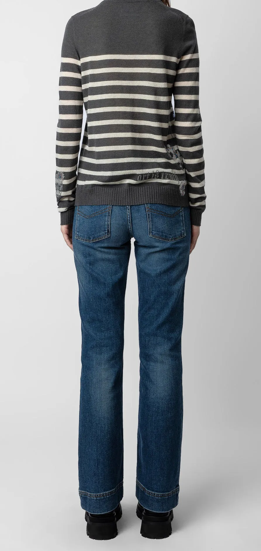 Zadig and Voltaire Source Diamante Cashmere Sweater
